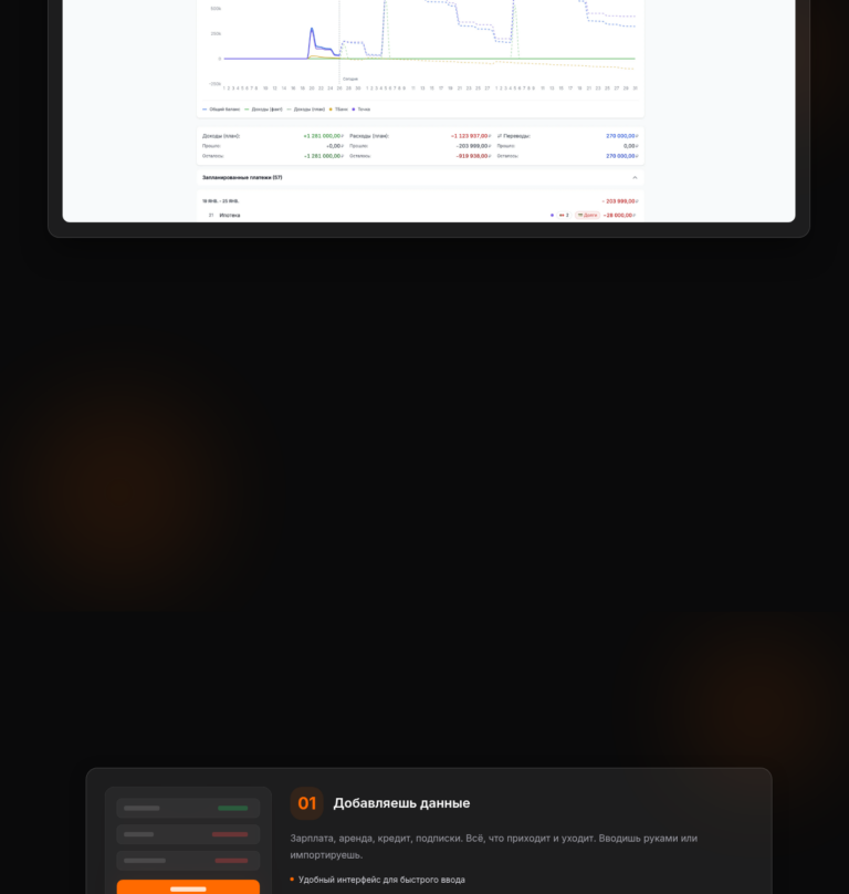 Equity — финансовый советник нового поколения — экран проекта 2
