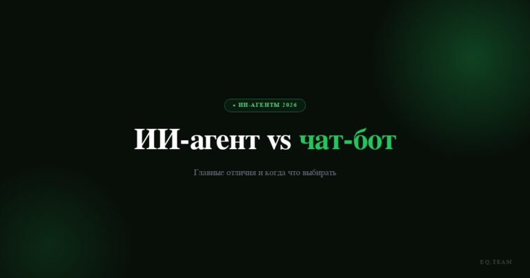 ИИ-агент vs ИИ-ассистент vs чат-бот: главные отличия